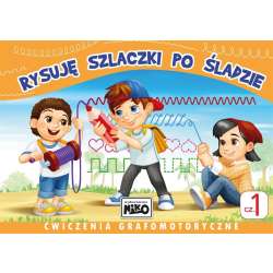 Rysuję szlaczki po śladzie. Ćwiczenia cz.1 - 1