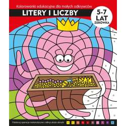 Litery i liczby. Kolorowanki edu. dla małych - 1