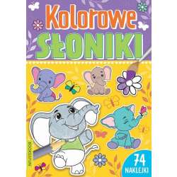 Kolorowe słoniki (9788366651852) - 1