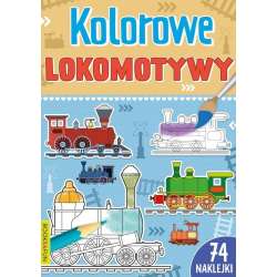 Kolorowe lokomotywy z naklejkami (9788366651920)