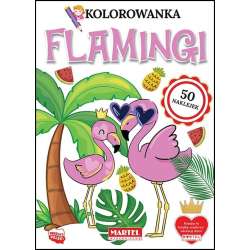 Kolorowanka z naklejkami Flamingi - 1