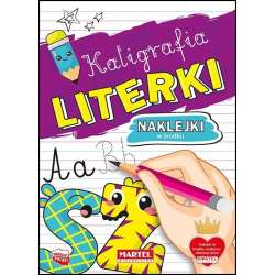 Kaligrafia. Literki z naklejkami - 1