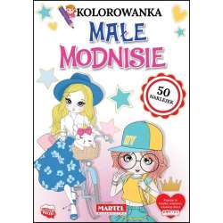 Kolorowanka z naklejkami. Małe Modnisie - 1