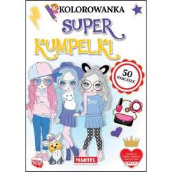 Kolorowanka z naklejkami. Super Kumpelki - 1