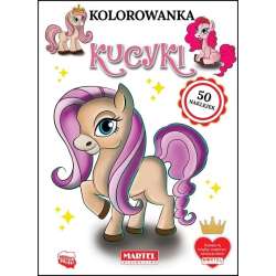 Kolorowanka z naklejkami. Kucyki - 1