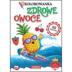 Kolorowanka z naklejkami Zdrowe owoce - 1