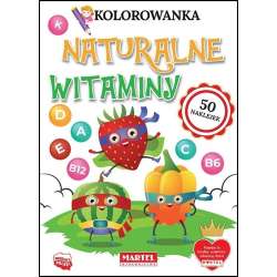 Kolorowanka z naklejkami Naturalne witaminy