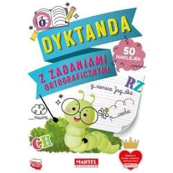 Dyktanda z zadaniami ortograficznymi z naklejkami