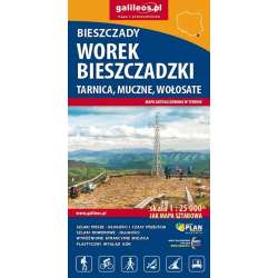 Mapa tur. - Worek Bieszczadzki, Tarnica... w.2022 - 1
