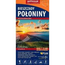 Mapa - Bieszczady Połoniny 1:25 000