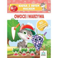 Nauka z kotem Maćkiem. Owoce i warzywa