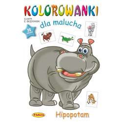 Kolorowanki dla malucha Hipopotam