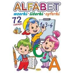 Alfabet. Wzorki, literki, cyferki