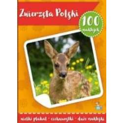 100 naklejek z plakatem. Zwierzęta Polski - 1