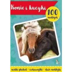100 naklejek z plakatem. Konie i kucyki - 1
