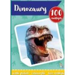 100 naklejek z plakatem. Dinozaury - 1