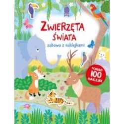 Zabawa z naklejkami. Zwierzęta świata