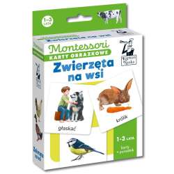 Montessori Karty obrazkowe Zwierzęta 1- lata