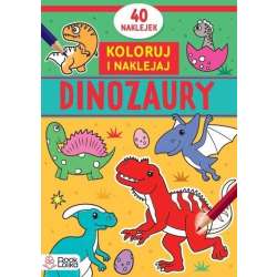 Dinozaury. Koloruję i naklejam - 1