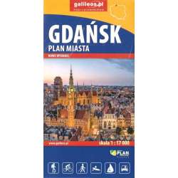 Plan miasta - Gdańsk 1:17 000 w.2022 - 1