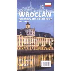 Plan kieszonkowy rysunkowy Wrocław - 1