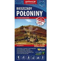 Bieszczady połoniny 1:25 000 - 1