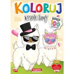 Koloruj - Wesołe lamy - 1