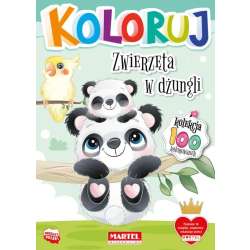 Koloruj - Zwierzęta w dżungli - 1