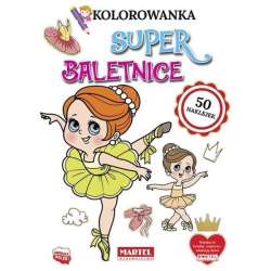 Kolorowanka z naklejkami Superbaletnice