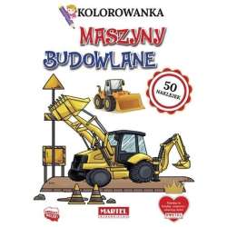 Kolorowanka z naklejkami Maszyny budowlane - 1