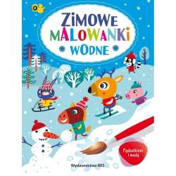 Pędzelkiem i wodą. Zimowe malowanki wodne - 1