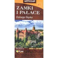 Mapa - Zamki i pałace Dolnego Śląska 1:250 000