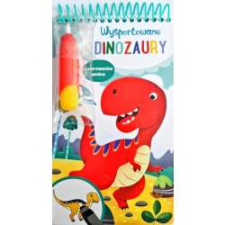 Wysportowane dinozaury. Kolorowanka wodna - 1