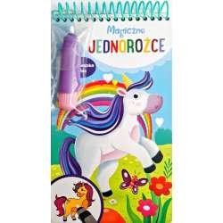 Magiczne jednorożce. Kolorowanka wodna