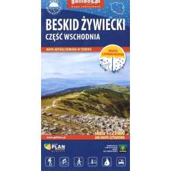 Mapa turystyczna - Beskid Żywiecki cz.wschodnia