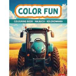 Książka aktywizująca Maszyny rolnicze kolorowanka