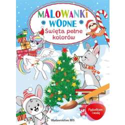 Pędzelkiem i wodą. Malowanki wodne. Święta..