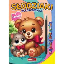 Kolorowanka z kredką Słodziki
