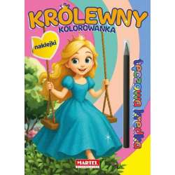 Kolorowanka z kredką Królewny