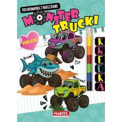 Kolorowanka z kredką Monster Trucki