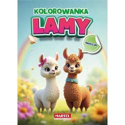 Kolorowanka Lamy z naklejkami