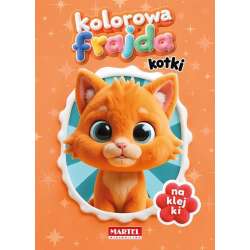 Kolorowa frajda. Kotki z naklejkami