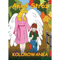 Anioł Stróż - kolorowanka