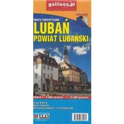 Mapa turystyczna - Lubań/Powiat Lubański