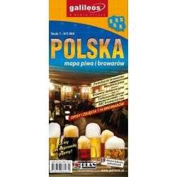 Mapa piwa i browarów - Polska 1:875 000 - 1