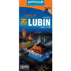 Mapa turystyczna - Lubin, Powiat Lubiński w.2022