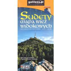 Sudety mapa wież widokowych 1:200 000 - 1