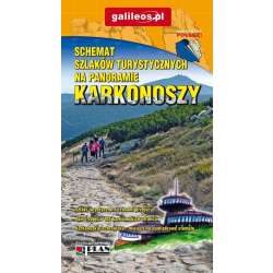 Schemat szlaków tur. na Panoramie Karkonoszy - 1