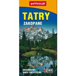 Mapa kieszonkowa Tatry, Zakopane laminowana