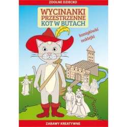 Wycinanki przestrzenne. Kot w butach. Łamigłówki,